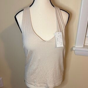 Klassy Network women’s halter top padded NWT tank top cream size XXL